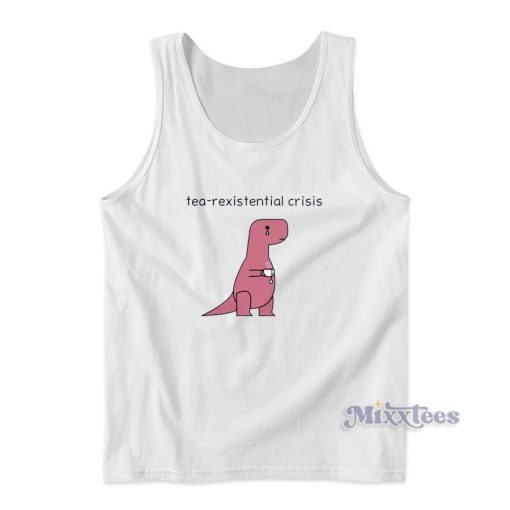 Tea Rex Tank Top Cheap Custom