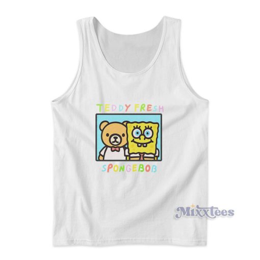 Teddy Fresh X SpongeBob SquarePants Tank Top for Unisex