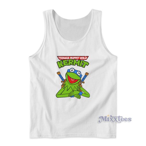 Teenage Muppet Ninja Kermit Tank Top for Unisex