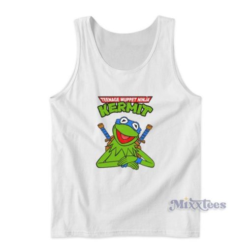 Teenage Muppet Ninja Kermit Tank Top for Unisex