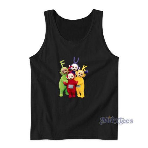 Teletubbies Fuck Funny Tank Top for Unisex