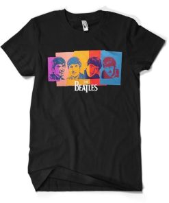 The Beatles Band Cartoon T-shirt