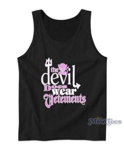 The Devil Does Wear Vetements Tank Top