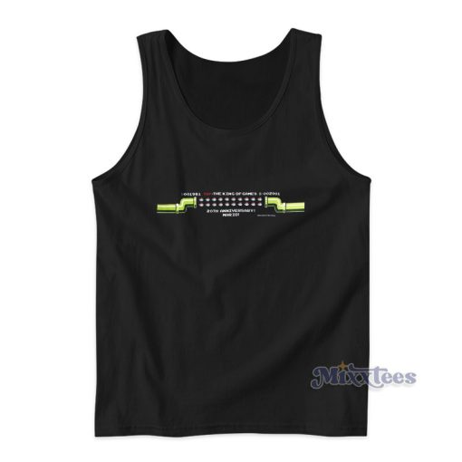 The King Of Games Super Mario Bros Tank Top