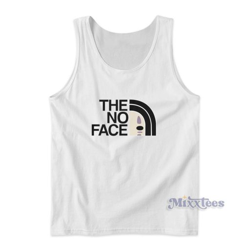 The No Face North Face Parody Tank Top