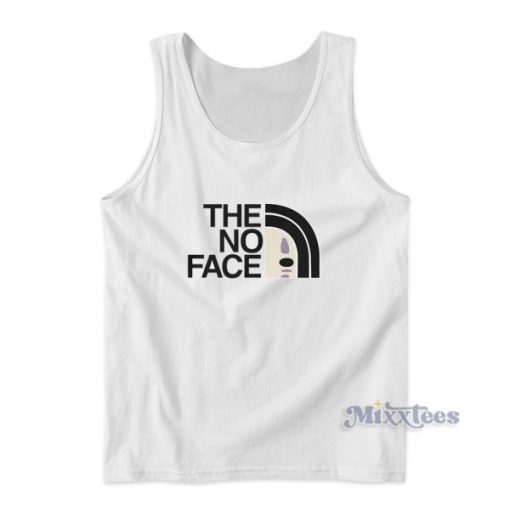 The No Face North Face Parody Tank Top