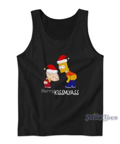 The Simpsons Merry Kissmyass Christmas Tank Top The Simpsons Merry Kissmyass Christmas Tank Top