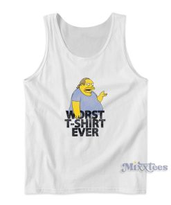 The Simpsons Worst Tank Top for Unisex