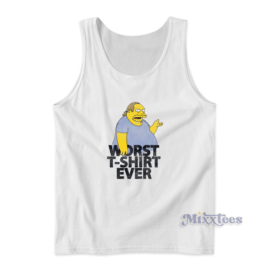 The Simpsons Worst Tank Top for Unisex The Simpsons Worst Tank Top for Unisex