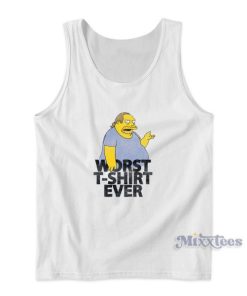 The Simpsons Worst Tank Top for Unisex