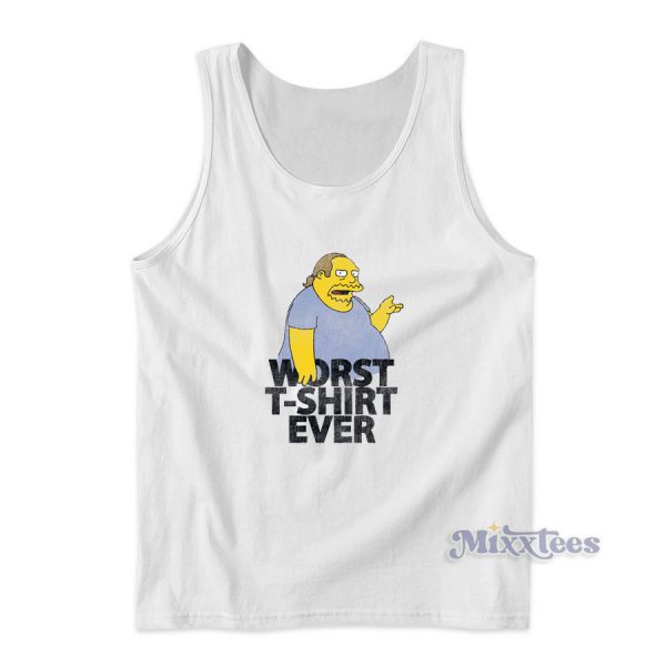 The Simpsons Worst Tank Top for Unisex The Simpsons Worst Tank Top for Unisex