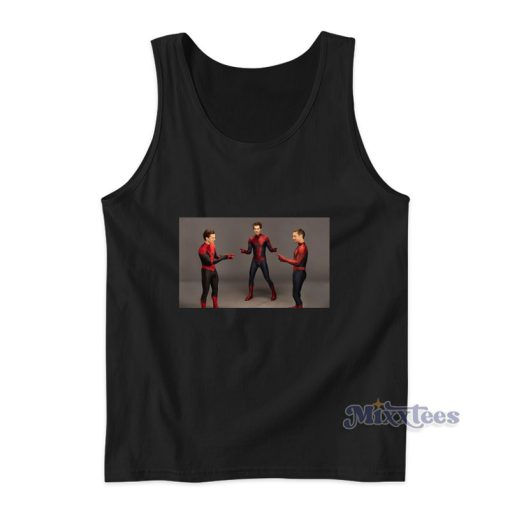 The Spider Man Pointing Meme Perfectly No Way Home Tank Top