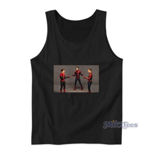 The Spider Man Pointing Meme Perfectly No Way Home Tank Top