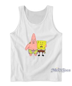 The Spongebutt Squarehead and Beavrick Tank Top for Unisex