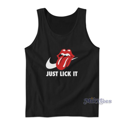 The Stone Just Lick It Parody Tank Top