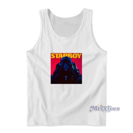 The Weeknd Starboy Album Cover Tank Top