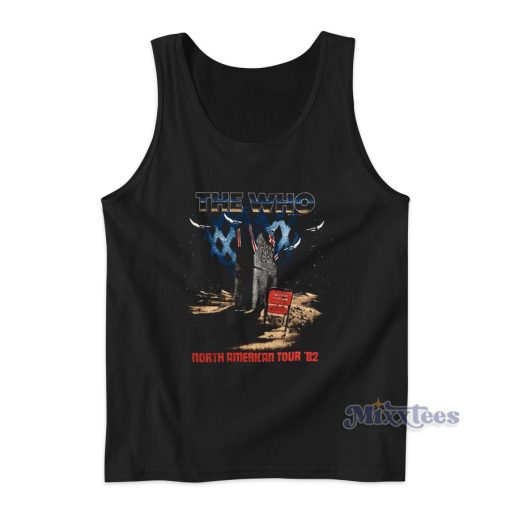 The Who American Tour 1982 Tank Top for Unisex