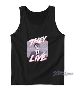 They Live Tv Screen Tank Top For Unisex They Live Tv Screen Tank Top For Unisex