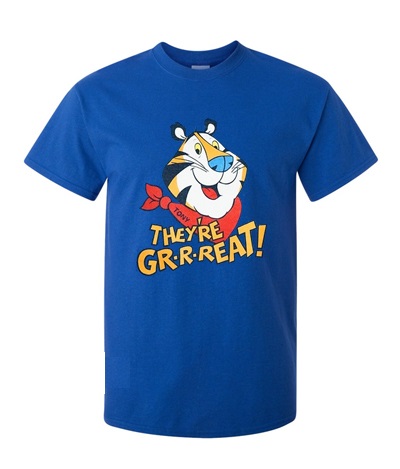 They're grrreat Tony the Tiger T-shirt They're grrreat Tony the Tiger T-shirt