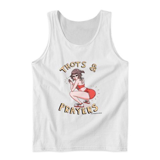 Thots And Prayers Plamondon Comics Tank Top