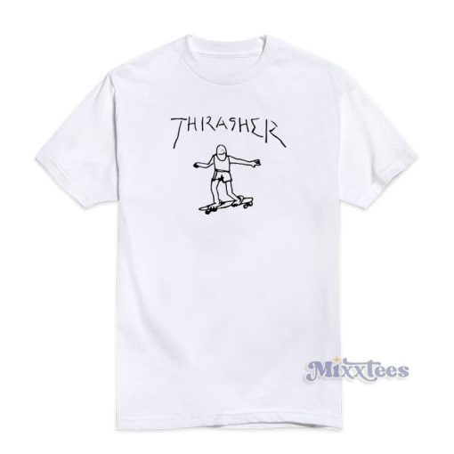 Thrasher Magazine Skateboard Mag Gonz Artwork T-Shirt