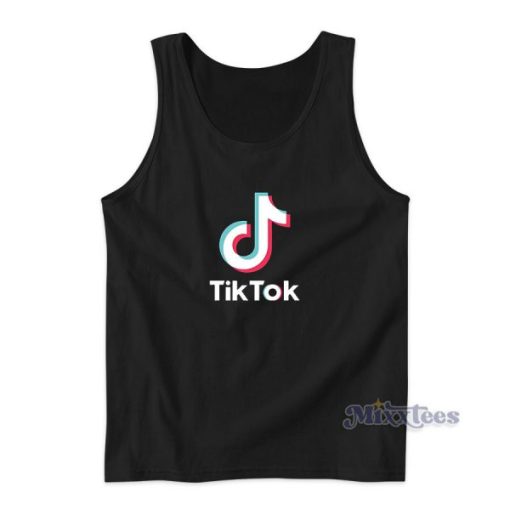 Tik Tok logo Tank Top Cheap Custom