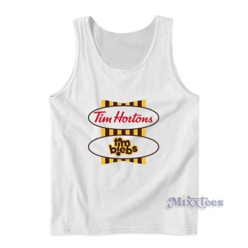 Tim Hortons X Justin Bieber Tank Top For Unisex