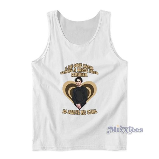 Timoth�e Chalamet  Feminism Tank Top For Unisex