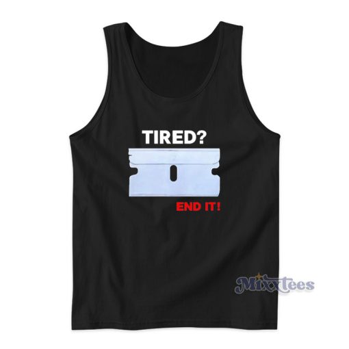 Tired End It Tarot Tank Top