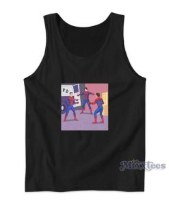 Tobey Andrew And Tom 3 Spiderman Pointing Meme Tank Top