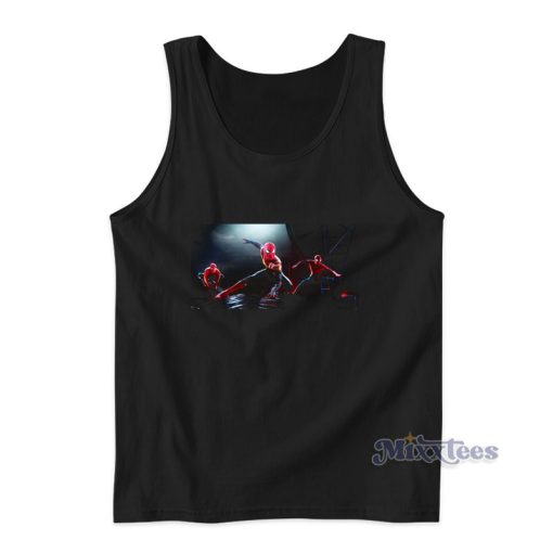 Tobey Maguire Tom Holland And Andrew Spider Man No Way Home Tank Top