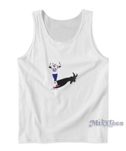 Tom Brady Goat Shadow Tank Top Tom Brady Goat Shadow Tank Top