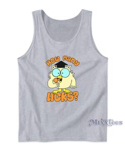 Tootsie Roll Pops Mr Owl How Many Licks Tank Top Tootsie Roll Pops Mr Owl How Many Licks Tank Top
