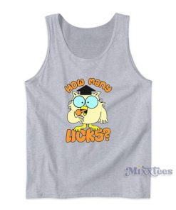 Tootsie Roll Pops Mr Owl How Many Licks Tank Top