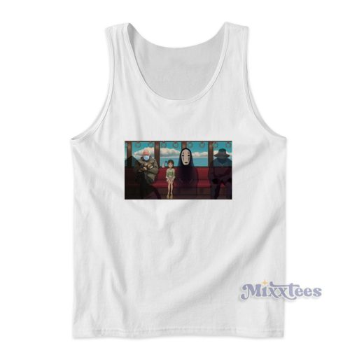 Trains In Anime Bernie Funny Tank Top for Unisex