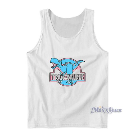 Tranosaurus Transgender Pride Tank Top