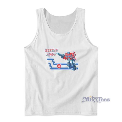 Transformers Optimus Prime Born In 1984 Tank Top