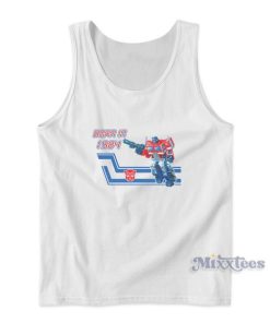 Transformers Optimus Prime Born In 1984 Tank Top