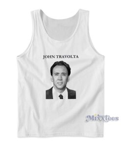 Travolta Nicolas Cage Face Tank Top for Unisex Travolta Nicolas Cage Face Tank Top for Unisex