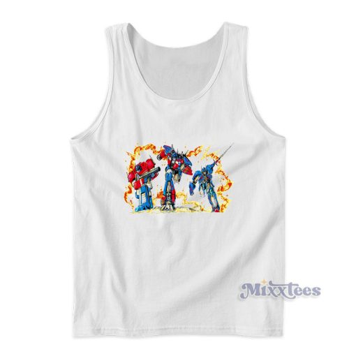 Trio Optimus Prime Tank Top For Unisex