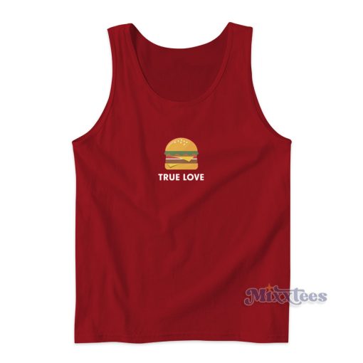 True Love Burger Tank Top Cheap Custom