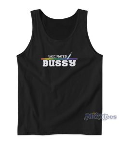 Vaccinated Bussy Rainbow Tank Top for Unisex