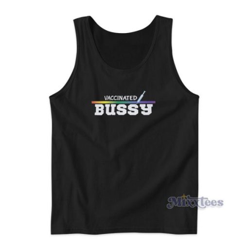 Vaccinated Bussy Rainbow Tank Top for Unisex