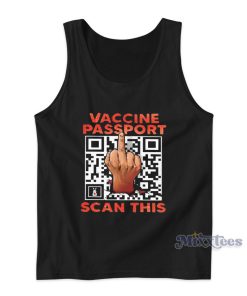 Vaccine Passport Scan This Tank Top for Unisex