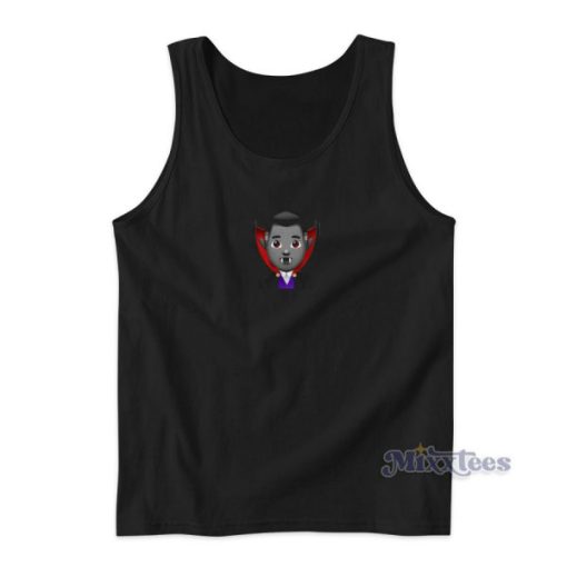 Vampire Emoji Tank Top Cheap Custom for Unisex