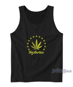 Vegetarian Marijuana Tank Top for Unisex Vegetarian Marijuana Tank Top for Unisex