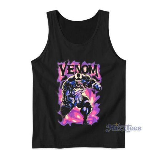 Venom Marvel Purple Smoke Tank Top