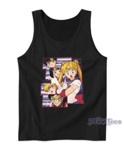 Vintage 1999 Sailor Moon Tank Top For Unisex