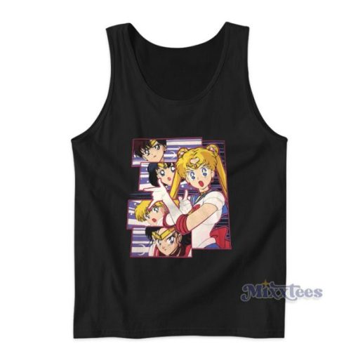 Vintage 1999 Sailor Moon Tank Top For Unisex