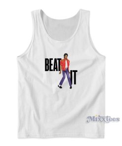 Vintage Beat It Michael Jackson Tank Top